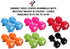 Premium Coating Vinyl Fixed Dumbbells - 1KG to 10KG - Healthy Cliq