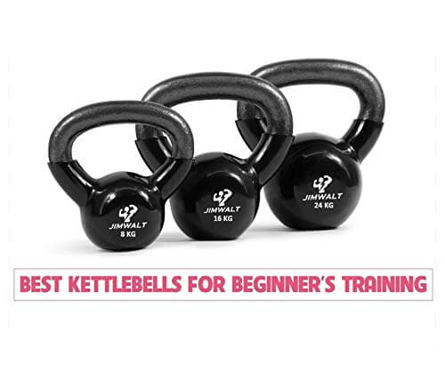 Black Series Premium Half Coating Vinyl Kettlebells 2KG to 48KG (Proudly Made in India) - Healthy Cliq