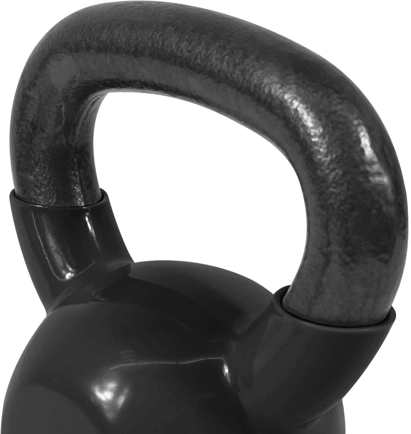 Black Series Premium Half Coating Vinyl Kettlebells 2KG to 48KG (Proudly Made in India) - Healthy Cliq