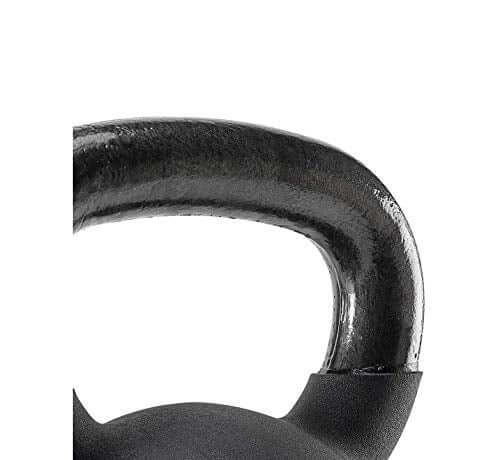 Black Series Premium Half Coating Neoprene Kettlebell 2KG to 48KG (Proudly Made in India) - Healthy Cliq