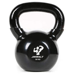 Black Series Premium Half Coating Vinyl Kettlebells 2KG to 48KG (Proudly Made in India) - Healthy Cliq