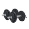 The Indian Made Jimwalt Premium CAST Iron Weight Training Adjustable Dumbbell Kit (20KG SET WITHOUT SCREW ROD)