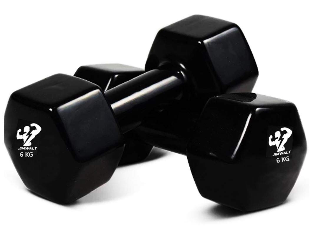 Premium Coating Vinyl Fixed Dumbbells - 1KG to 10KG - Healthy Cliq