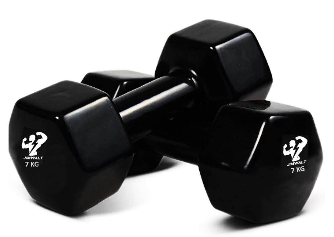 Premium Coating Vinyl Fixed Dumbbells - 1KG to 10KG - Healthy Cliq