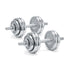 Cast Iron Chrome Plated Spinlock Adjustable Dumbbell For Home Gym, Bodybuilding Fitness and Core Fitness - Healthy Cliq