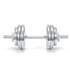 Cast Iron Chrome Plated Spinlock Adjustable Dumbbell For Home Gym, Bodybuilding Fitness and Core Fitness - Healthy Cliq