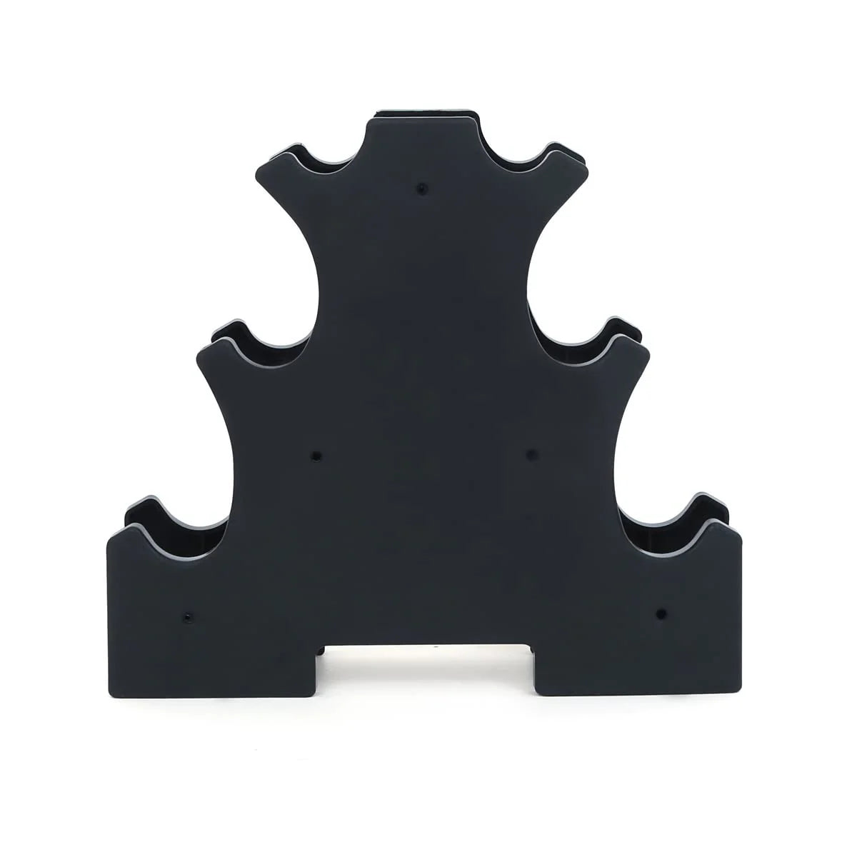Rubber Encased Hex Fixed Dumbbell Weight With Stand(Proudly Made In India) - Healthy Cliq