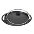 Pre-Seasoned Cast Iron Dosa Tawa 11 inch with Toughened Glass Lid - Healthy Cliq