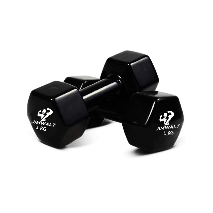 Premium Coating Vinyl Fixed Dumbbells - 1KG to 10KG - Healthy Cliq