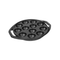 Cast Iron Paddu Appe Maker (Premium Cast Iron 12 Cavity Paniyaram Paddu Ponganalu Pan Kallu Chatti Pre-Seasoned) - Black (Cavity_12) - Healthy Cliq