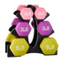 Jimwalt 20-Pound (9 Kg) Fixed Dumbbell Set with Stand, (Stand Material: Plastic) - Healthy Cliq