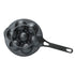 Cast Iron Paniyarakal with 7 cavities, long handle, lid and grip, induction compatible for healthy and eco-friendly cooking