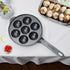 Cast Iron Paniyarakal | Paniyaram Pan | Long Handle | Induction Compatible - Healthy Cliq