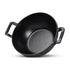 Pre-Seasoned Cast Iron Kadai/Kadhai 24 cm Diameter (3.3 litres Capacity) for Cooking and Deep Frying, Loha Kadai, Non Toxic, Enamel Free (DEEP KADAI with Grip) - Healthy Cliq