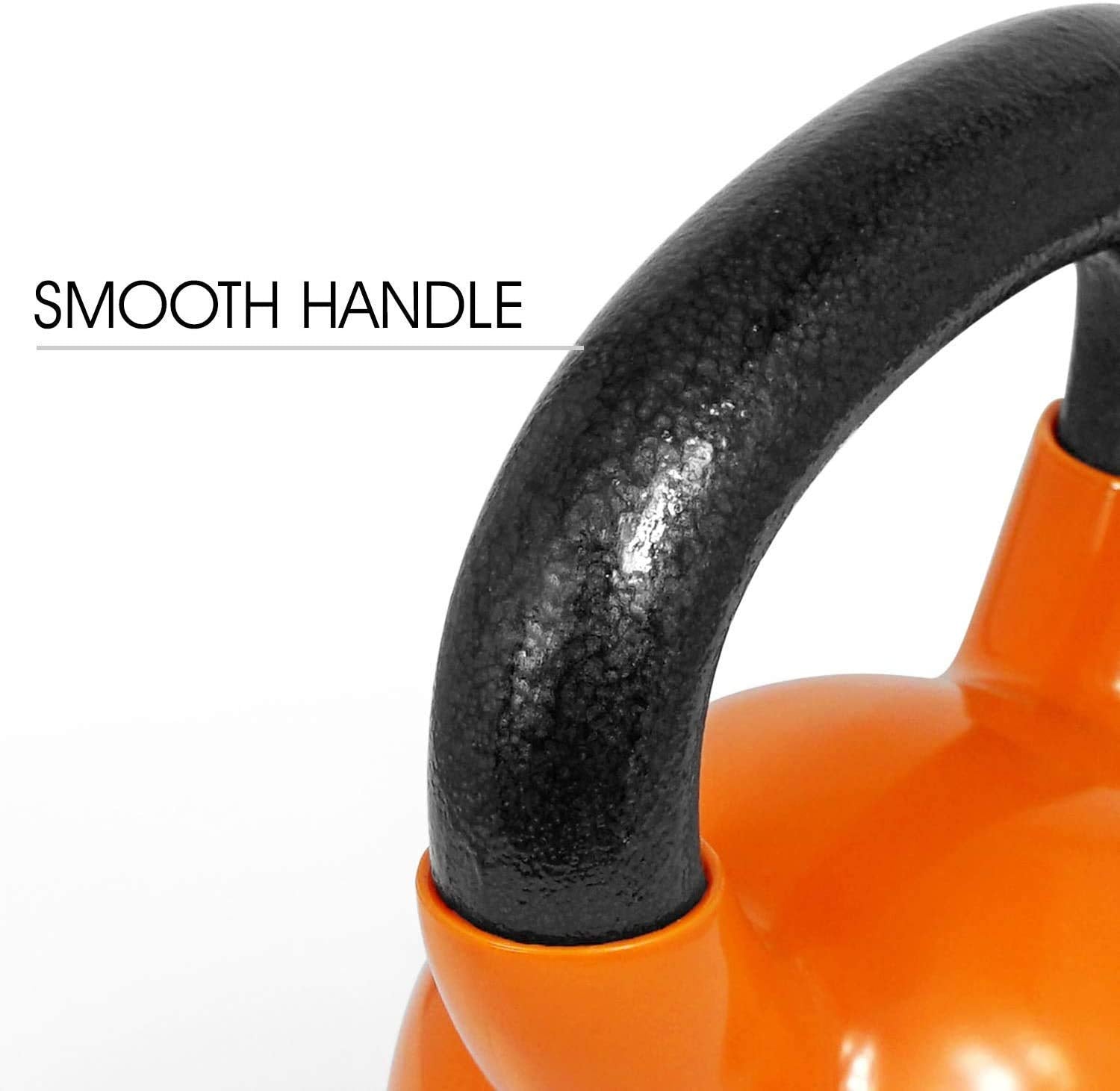 Premium Half Coated Vinyl Kettlebells 2KG to 48KG - Healthy Cliq