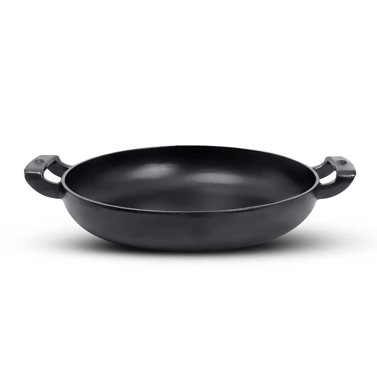 Pre Seasoned 26cm Dual Handle Shallow Fry Pan - Healthy Cliq