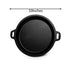 Pre-Seasoned Cast Iron 9 Inch Frying Pan with Toughened Glass Lid - Healthy Cliq