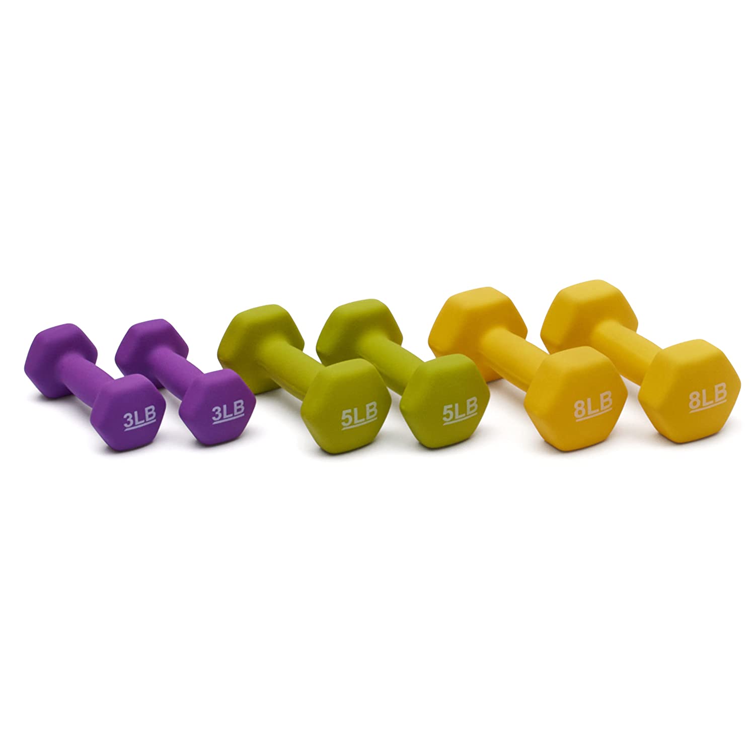 Jimwalt Neoprene Dumbbells Set with Stand - Healthy Cliq