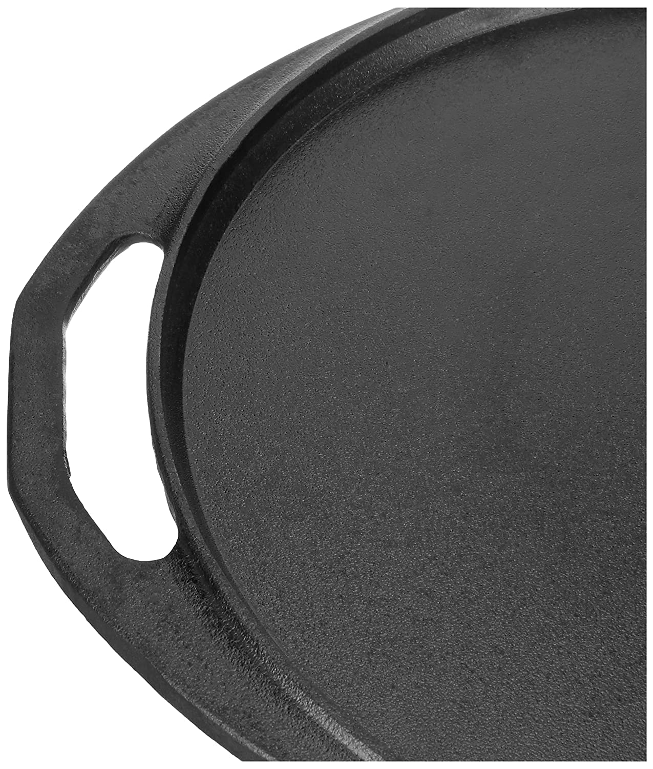 Pre-Seasoned Cast Iron Dosa Tawa 11 inch with Toughened Glass Lid - Healthy Cliq