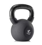 Black Series Premium Half Coating Neoprene Kettlebell 2KG to 48KG (Proudly Made in India) - Healthy Cliq