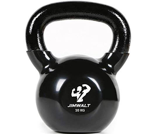 Black Series Premium Half Coating Vinyl Kettlebells 2KG to 48KG (Proudly Made in India) - Healthy Cliq