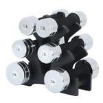 Steel Dumbbell With Stand (Proudly Made In India) - Healthy Cliq