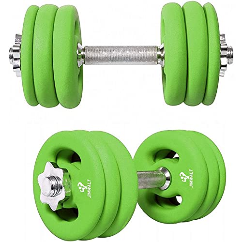 Neoprene Coated Weight Plates Adjustable Dumbbell 4Kg to 40Kg (Proudly Made in India) - Healthy Cliq