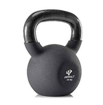 Black Series Premium Half Coating Neoprene Kettlebell 2KG to 48KG (Proudly Made in India) - Healthy Cliq