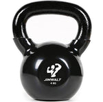 Black Series Premium Half Coating Vinyl Kettlebells 2KG to 48KG (Proudly Made in India) - Healthy Cliq