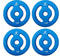 Exclusive Range of Neoprene Coated Weight Plates (1 to 10 Kg 30 MM Center Hole) - Healthy Cliq